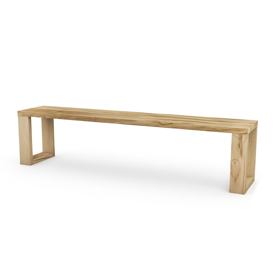 Banc Classique en érable naturel finition Ambrosia