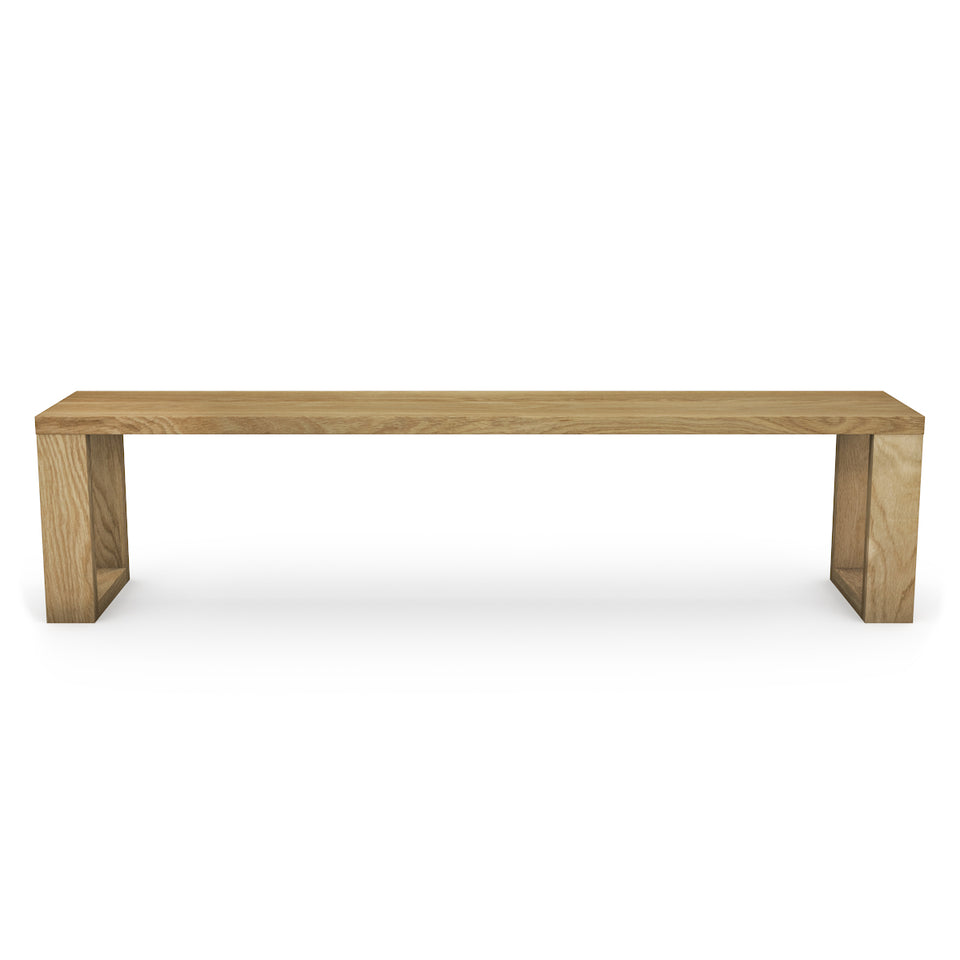 Banc en Bois Classique en Chêne Massif