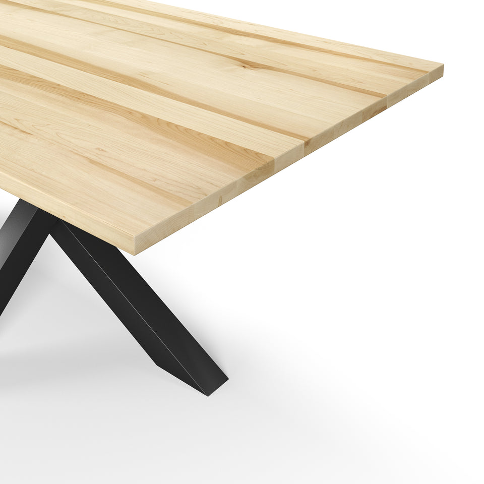 Table en bois massif faite au Québec La Bouquet