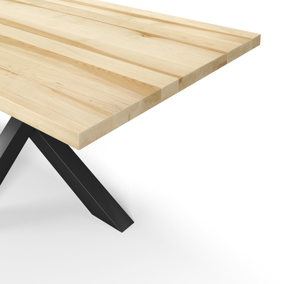 Table en bois massif faite au Québec La Bouquet
