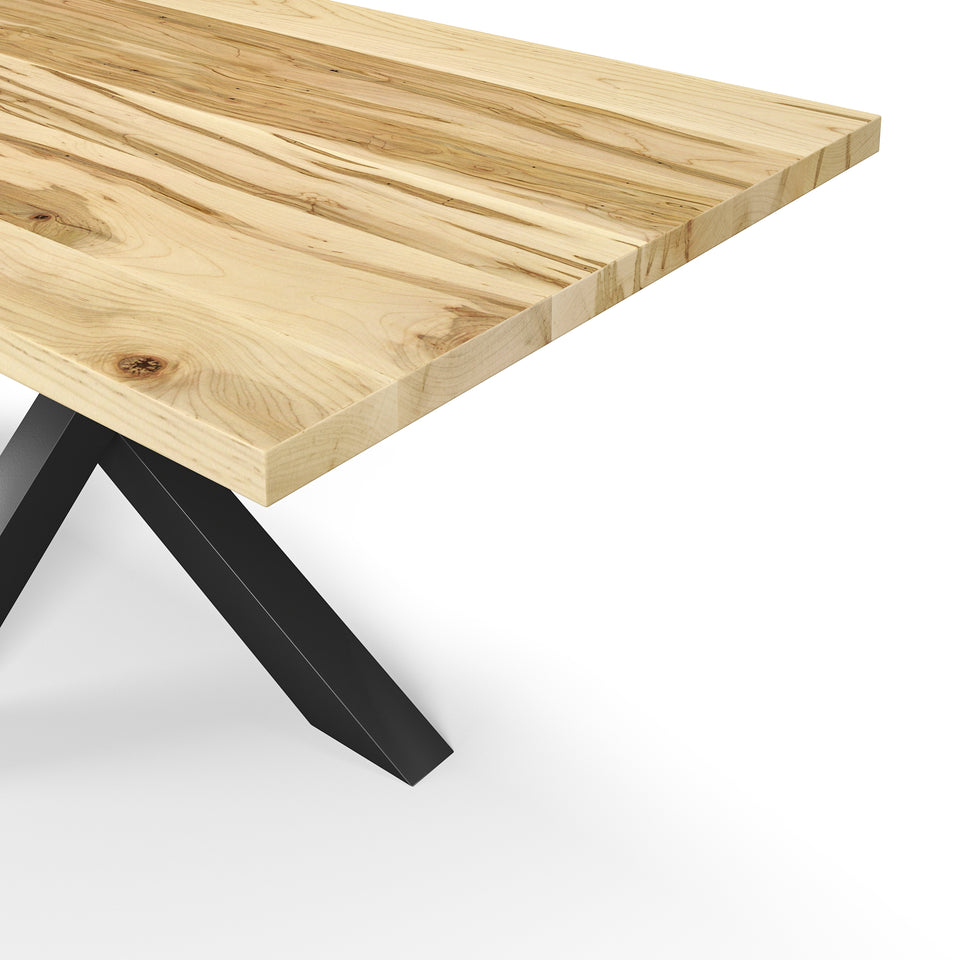 Table en bois massif faite au Québec La Bouquet
