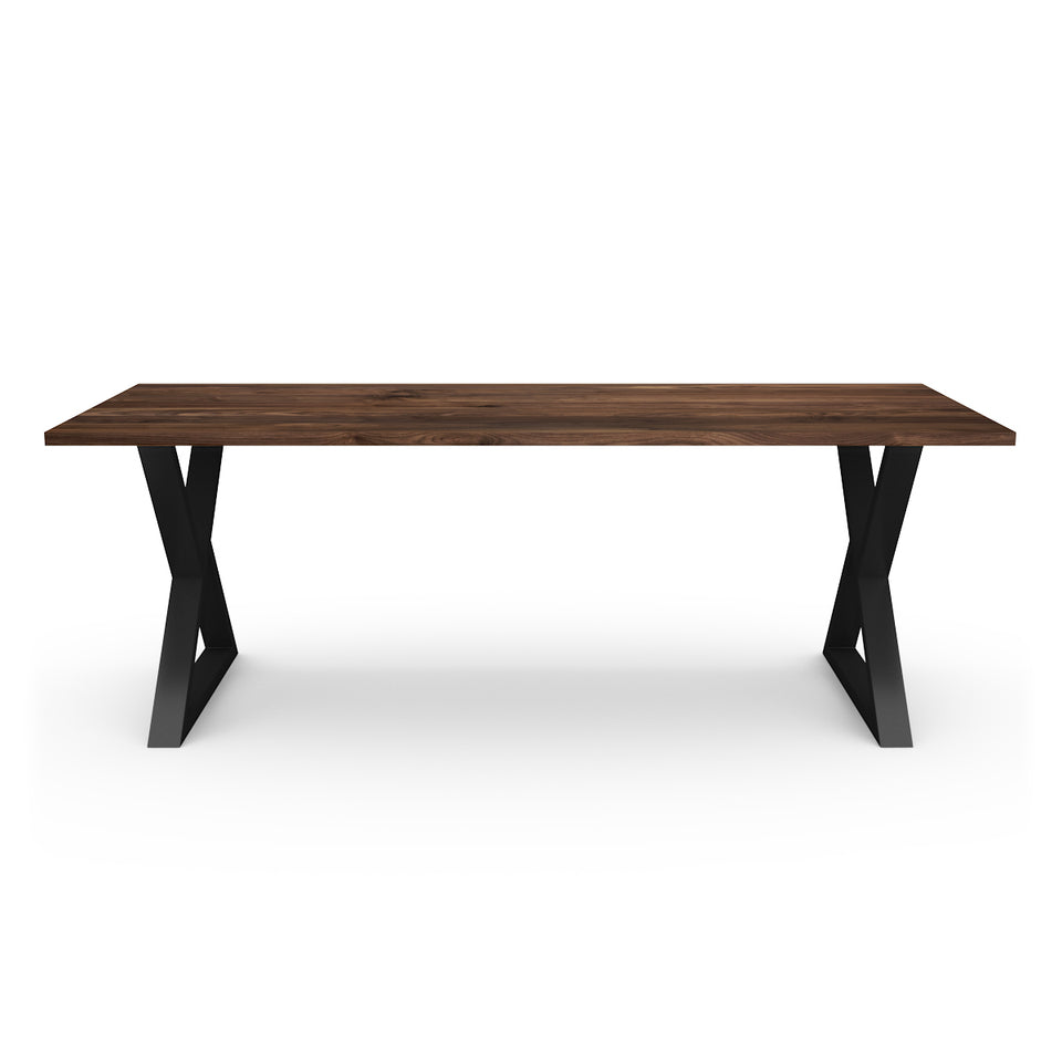 Table en Bois Massif La Classique 4.0 finition noyer noir