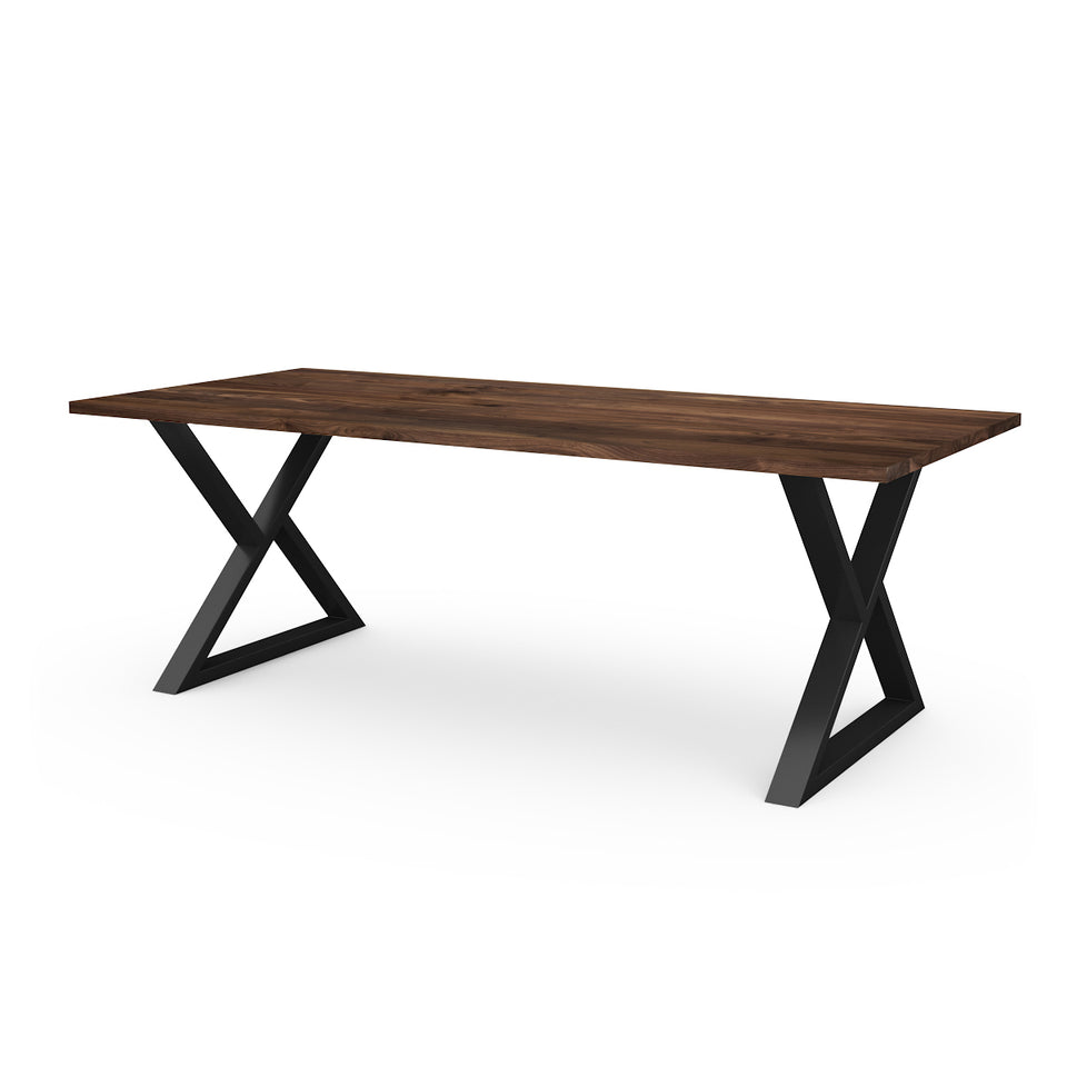 Table en Bois Massif La Classique 4.0 finition noyer noir