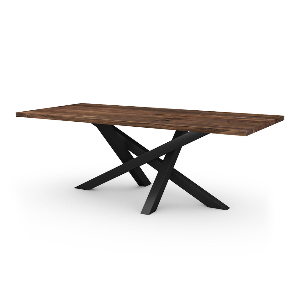 Table en bois massif fini chêne faite au Québec La Bouquet