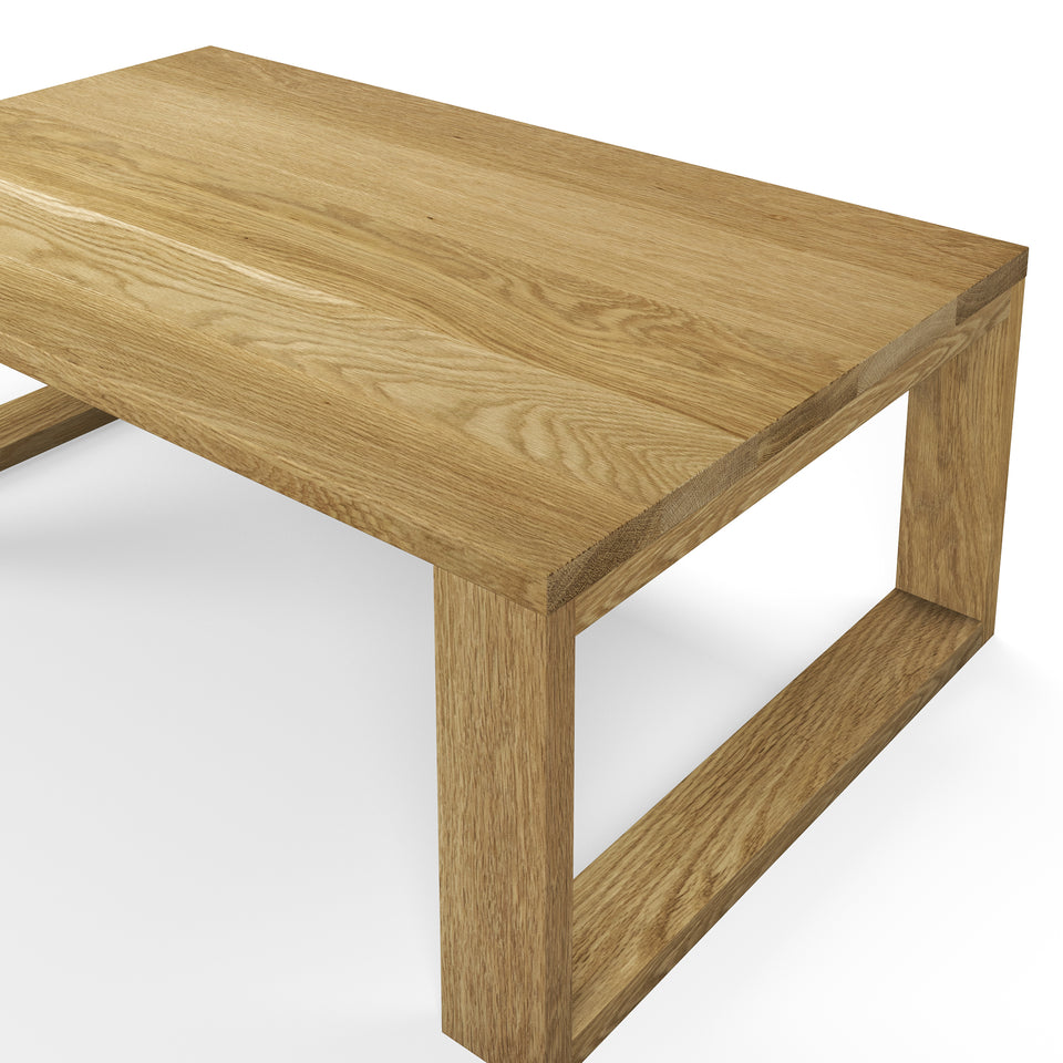 Table basse en bois de chêne