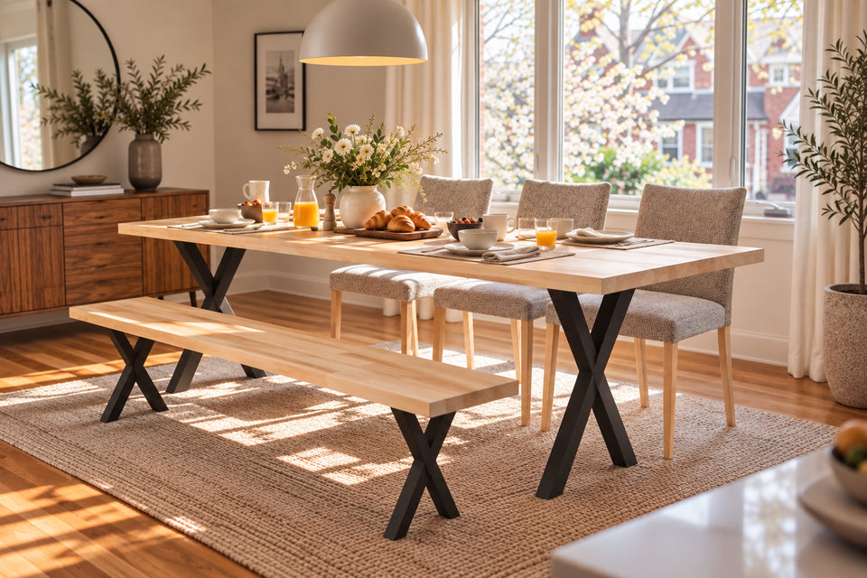 Classic Wooden Bench 3.0