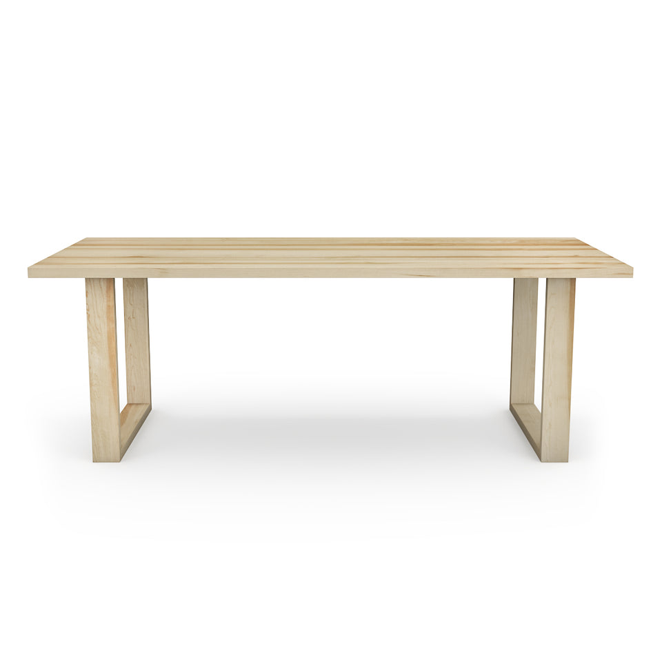 Table La Classique en bois, plateau et pieds en bois d'érable
